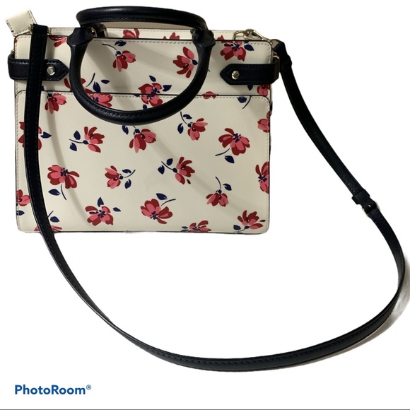 ♦️SOLD♦️Kate Spade Staci Medium Top Zip Satchel Tea Garden - Picture 3 of 11